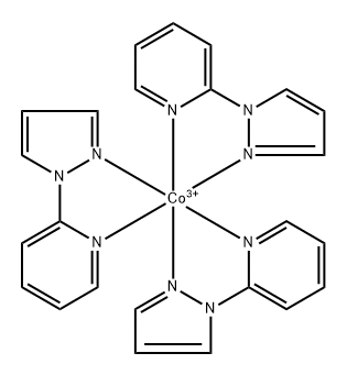 (OC-6-22)-Tris[2-(1H-pyrazol-1-yl)pyridine]cobalt Struktur