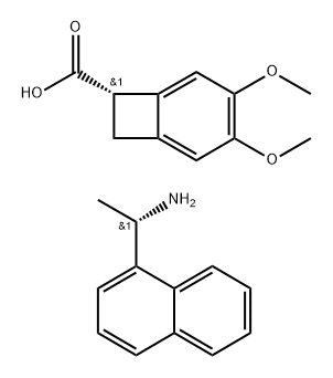 Bicyclo[4.2.0]octa-1,3,5-triene-7-carboxylic acid, 3,4-dimethoxy-, (7S)-, compd. with (αS)-α-methyl-1-naphthalenemethanamine (1:1)