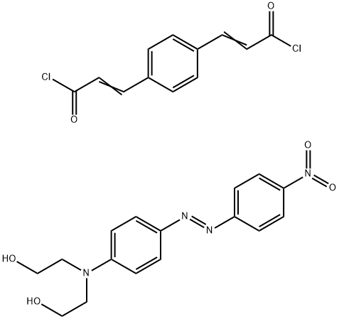 POLY(DISPERSE RED 19-P-PHENYLENE DIACRY& Struktur