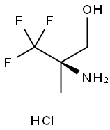 1-Propanol, 2-amino-3,3,3-trifluoro-2-methyl-, hydrochloride (1:1), (2R)-|(R)-2-氨基-3,3,3-三氟-2-甲基丙-1-醇鹽酸鹽