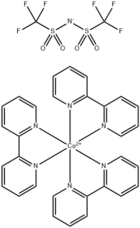 Tris-(2,2'-bipyridine)cobalt(II) bis(trifluoromethanesulfonimide) Struktur