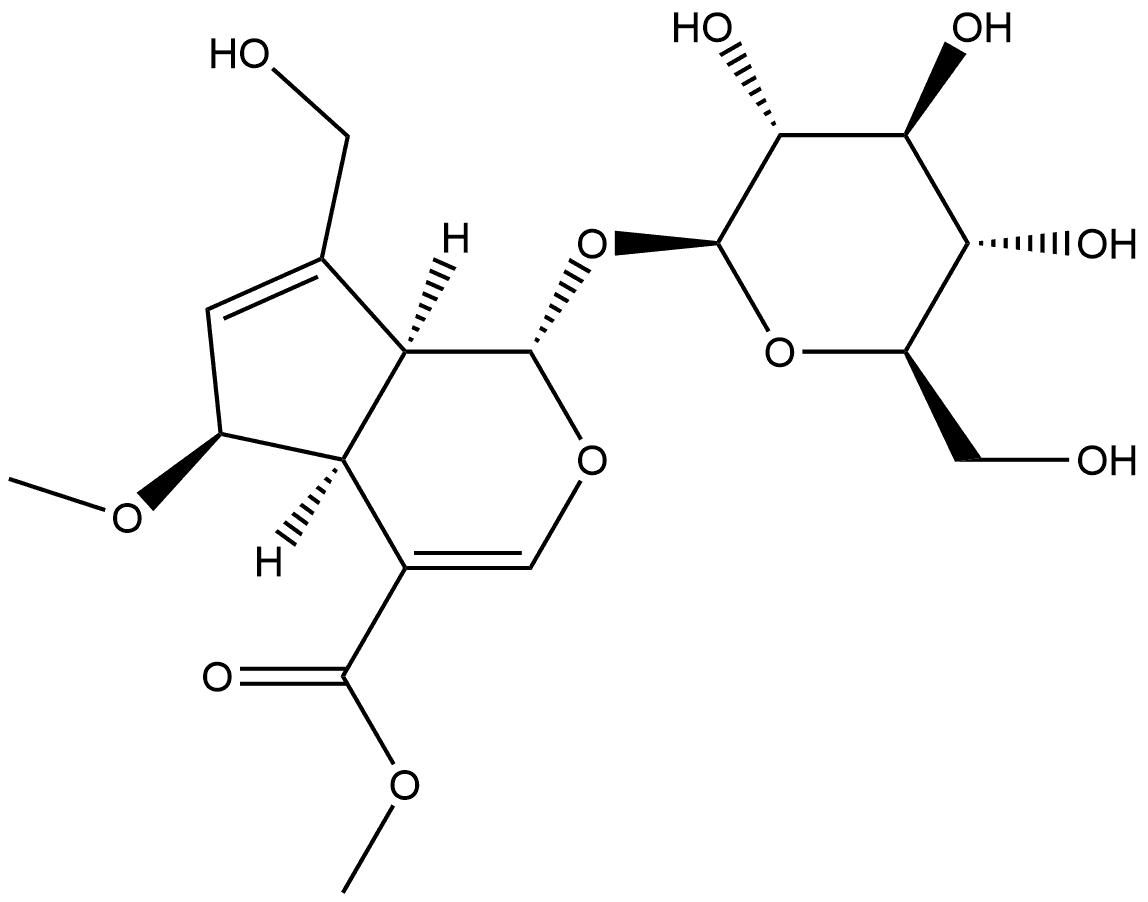 6α-Methoxygeniposide Struktur