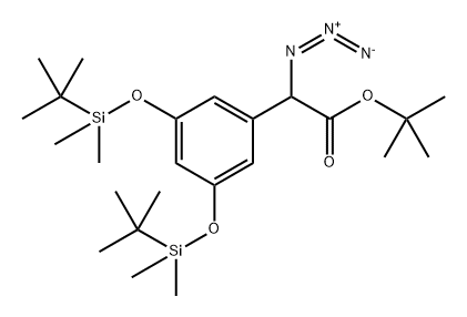 Benzeneacetic acid, α-azido-3,5-bis[[(1,1-dimethylethyl)dimethylsilyl]oxy]-, 1,1-dimethylethyl ester