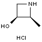 rel-(2R,3R)-2-methylazetidin-3-ol hydrochloride Struktur