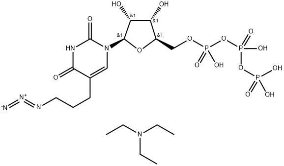 5-(3-Azidopropyl)-UTP 4TEA Structure