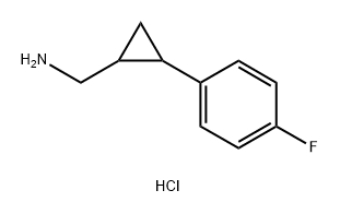 (2-(4-Fluorophenyl)cyclopropyl)methanamine hydrochloride Struktur