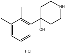 4-(2,3-dimethylphenyl)piperidin-4-ol hydrochloride Struktur