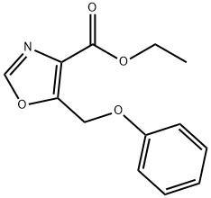 ethyl 5-(phenoxymethyl)oxazole-4-carboxylate Struktur