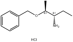 3-Pentanamine, 2-(phenylmethoxy)-, hydrochloride (1:1), (2S,3S)- Struktur