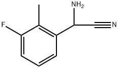 Benzeneacetonitrile, α-amino-3-fluoro-2-methyl- Struktur