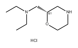 2-Morpholinemethanamine, N,N-diethyl-,dihydrochloride,(2S)- Struktur