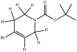 1-N-Boc-3,6-Dihydro-2H-4-bromopyridine(2,2,3,5,5,6,6-d7) Struktur