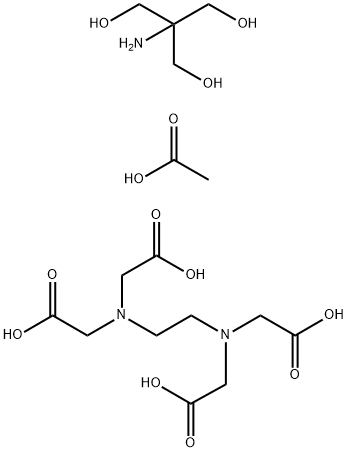 TRIS EDTA ACETATE BUFFER, 10X, DNASE, RNASE AND PROTEASE FREE, PH 8.3, FOR MOLECULAR BIOLOGY Struktur