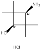 cis-3-Amino-2,2,4,4-tetramethylcyclobutanol hydrochloride Struktur