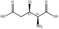 L-Glutamic acid, 3-chloro-, threo- (9CI) Struktur