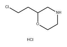 Morpholine, 2-(2-chloroethyl)-, hydrochloride Struktur