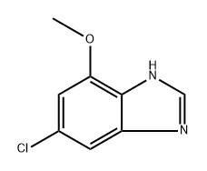 6-chloro-4-methoxy-1H-benzo[d]imidazole Struktur