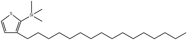 (3-hexadecylthiophen-2-yl)trimethylsilane Struktur