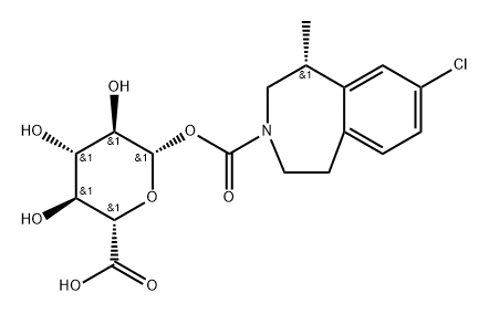 Lorcaserin N Carbamoyl Glucuronide Struktur