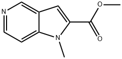 methyl 1-methyl-1H-pyrrolo[3,2-c]pyridine-2-carboxylate Struktur