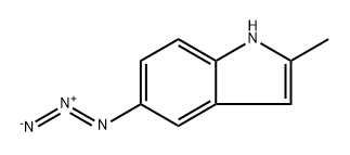 5-azido-2-methyl-1H-indole Struktur