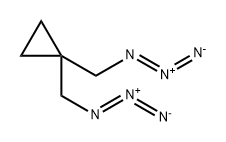 Cyclopropane, 1,1-bis(azidomethyl)- Struktur