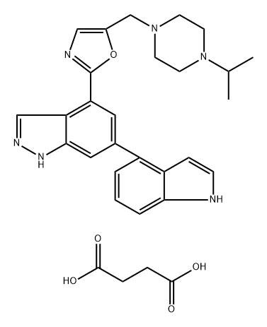 Nemiralisib succinate Struktur