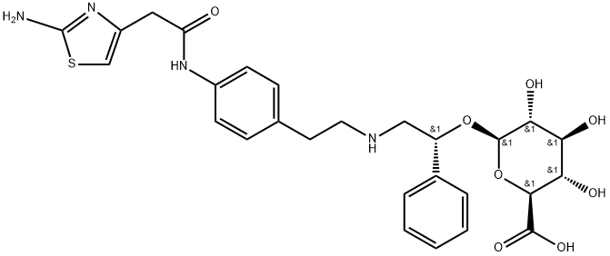 Mirabegron O-glucuronide Struktur