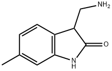 3-(aminomethyl)-6-methyl-2,3-dihydro-1H-indol-2-one Struktur