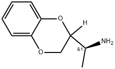 (S)-1-(2,3-dihydrobenzo[b][1,4]dioxin-2-yl)ethan-1-amine Struktur