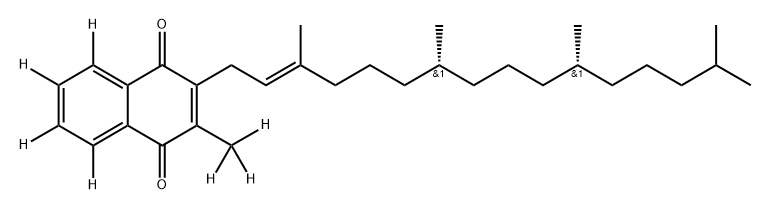 Vitamin K1 cis-trans (1:1) D7 Struktur