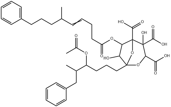 Zaragozic acid C Struktur