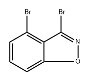 3,4-dibromo-1,2-benzoxazole Struktur