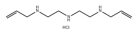 1,7-Diallyl-1,4,7-triazaheptane 3HCl Struktur