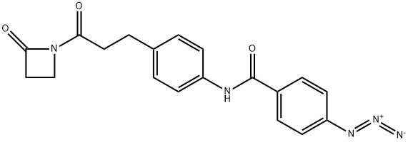 AZD-CO-C2-Ph-amido-Ph-azide Struktur