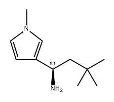 (R)-alpha-(2,2-dimethylpropyl)-1-methyl-1H-pyrrole-3-methanamine Struktur