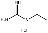 Carbamimidothioic acid, ethyl ester, hydrochloride (1:1) Struktur