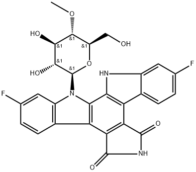 fluoroindolocarbazole A Struktur