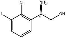 2-amino-2-(2-chloro-3-iodophenyl)ethanol Struktur