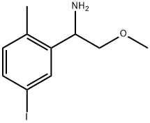 1-(5-iodo-2-methylphenyl)-2-methoxyethanamine Struktur