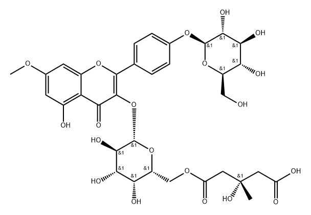 Oxytroflavoside E Struktur