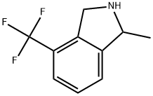 2-methyl-4-(trifluoromethyl)isoindoline Struktur