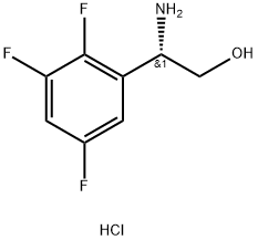 (S)-2-amino-2-(2,3,5-trifluorophenyl)ethan-1-ol hydrochloride Struktur