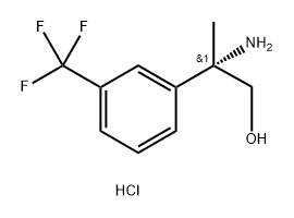 Benzeneethanol, β-amino-β-methyl-3-(trifluoromethyl)-, hydrochloride (1:1), (βS)- Struktur