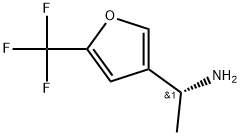 (R)-1-(5-(trifluoromethyl)furan-3-yl)ethan-1-amine Struktur