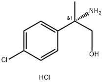 Benzeneethanol,β-amino-4-chloro-β-methyl-,hydrochloride(1:1),(βS)- Struktur