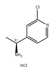 4-Pyridinemethanamine, 2-chloro-α-methyl-, hydrochloride (1:2), (αS)- Struktur