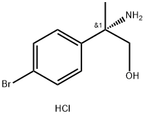 Benzeneethanol,β-amino-4-bromo-β-methyl-,hydrochloride(1:1),(βS)- Struktur