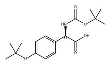 Boc-D-Phg(4-OtBu)-OH Struktur