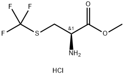 L-Cysteine, S-(trifluoromethyl)-, methyl ester, hydrochloride (9CI) Struktur